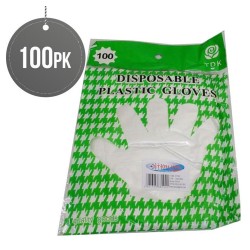 Clear Safe Disposable Gloves 100pack