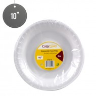 Disposable Foam Plates 10" (25cm) 8pack