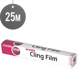 CaterGold Catering Cling Film Food Shrink Wrap 25M x 30cm