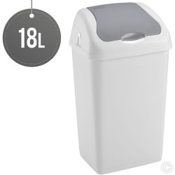 Plastic Swing Bin 18L for Home & Kitchen Rubbish