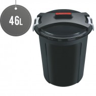 70L, Green Lid Sterling Ventures Large Heavy Duty Waste Rubbish Recycling Pedal Wheelie Bin with Coloured Lid 