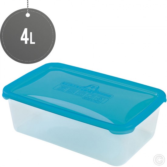 Plastic Microwave Airtight Food Container 4L image