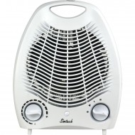 Electic Fan Heater / Cooler with Overheat Protection 1kW & 2kW White 