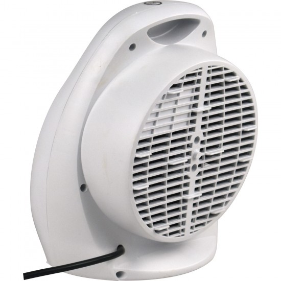 Electic Fan Heater / Cooler with Overheat Protection 1kW & 2kW White Heating & Cooling image