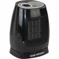 Electric Ceramic Fan Heater with 3 Settings 1500W Black
