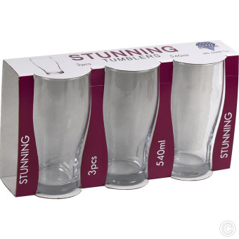 Stunning Tumblers 3pack 540ml