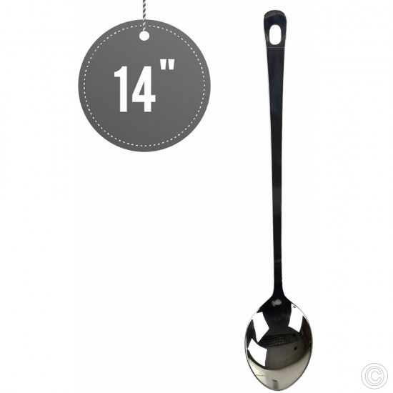 Stainless Steel Sober Spoons for Serving 14 image