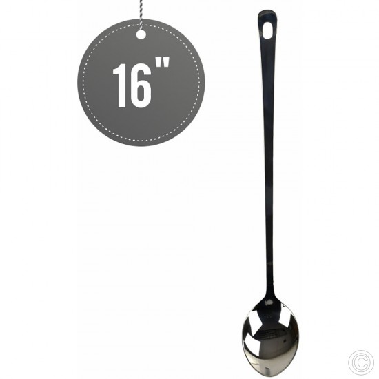 Stainless Steel Sober Spoons for Serving 16 PROF SERIES COOKWARE, UTENSILS image