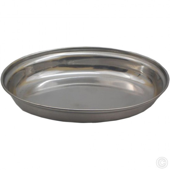 Stainless Steel Oval Curry Dish 20cm SERVEWARE, SERVEWARE image