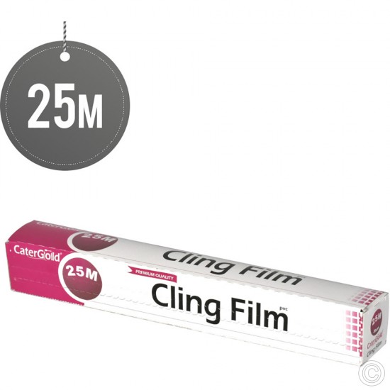 CaterGold Catering Cling Film Food Shrink Wrap 25M x 30cm FOIL PRODUCTS image