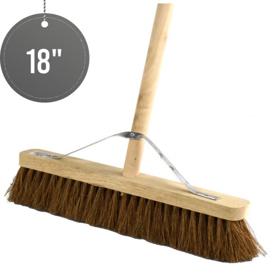Coco Platform Broom + 138CM Handle 18 CLEANING PRODUCTS, CLEANING PRODUCTS image