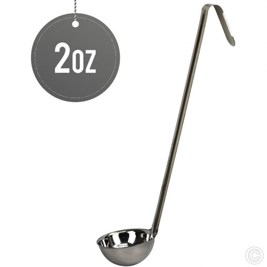 Pro Stainless Steel Ladle 2oz PROF SERIES COOKWARE, UTENSILS image