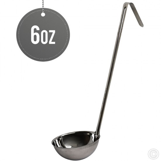 Pro Stainless Steel Ladle 6oz PROF SERIES COOKWARE, UTENSILS image