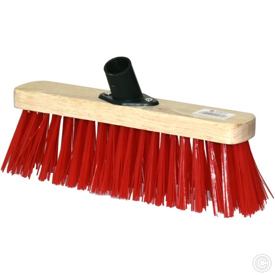 PVC Broom Head Red 12 image