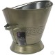 Heavy Duty Metal Fireplace Round Coal Scuttle Bucket Hod 37cm (Brass)… image