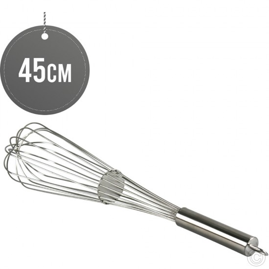 Heavy Duty Pro Whisk Stainless Steel 45cm image