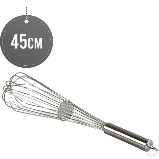 Quality Wholesale Heavy Duty Pro Whisk Stainless Steel 45cm