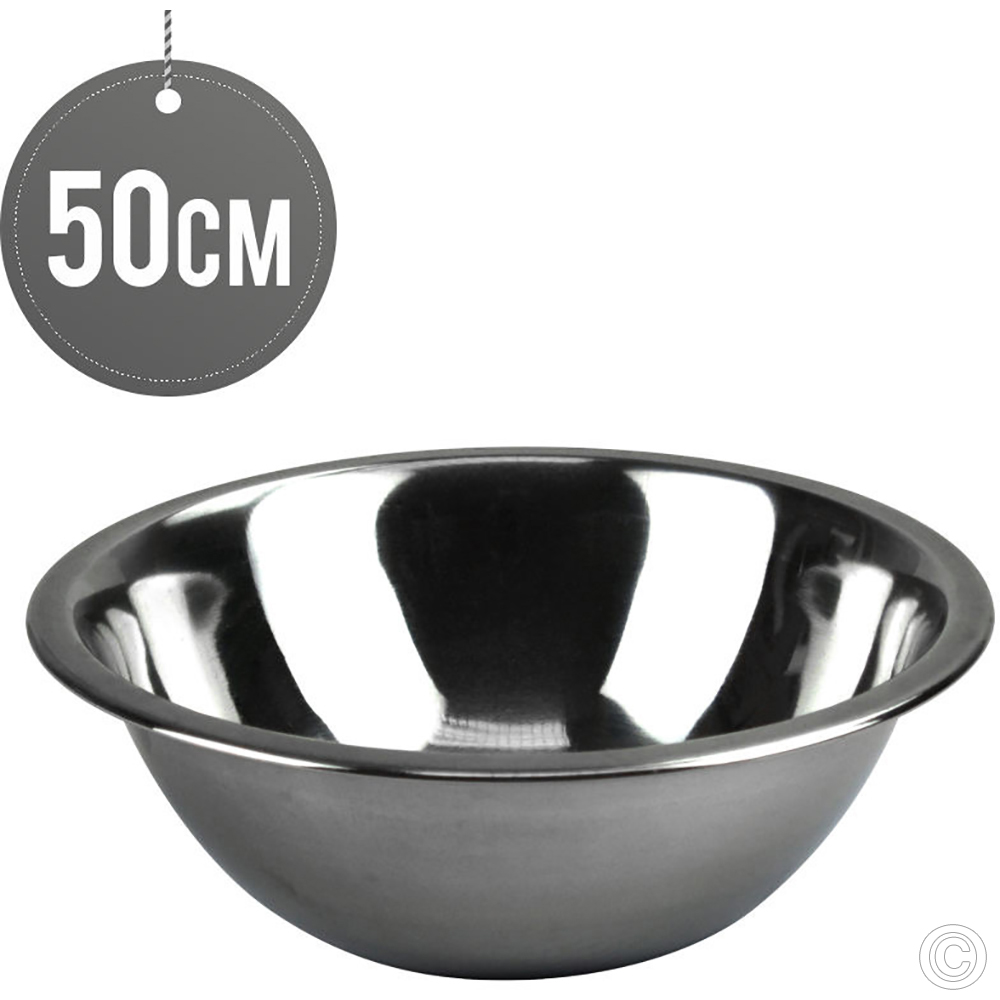 Stainless Steel Deep Mixing Bowl 50cm at Trade Price