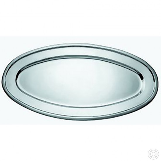Stainless Steel  Oval Tray 35 Cm