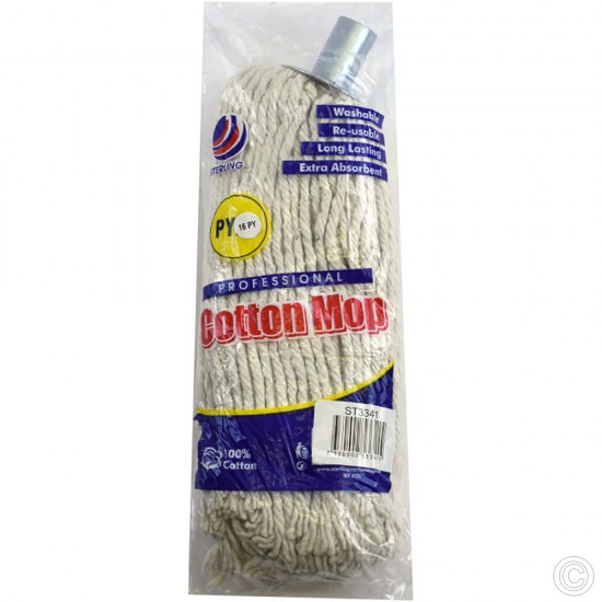 Jumbo Cotton Mop Heads Metal PY16 image