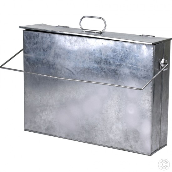 Galvanised Steel Ash Storage Container 15L SCUTTLES image