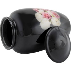 Urns for Ashes Adult Large Cremation Urns Funeral Memorial Classic Pink Rose