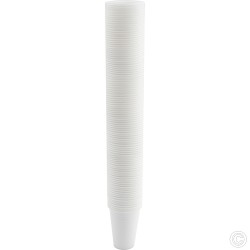 Reusable Plastic Cups 7oz 100pack White