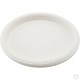 Recyclable Plastic Plates 10'' 8pack White PLASTIC DISPOSABLE image