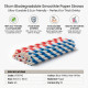 Biodegradable Smoothie Paper Straws 10MM x 190MM 40pack