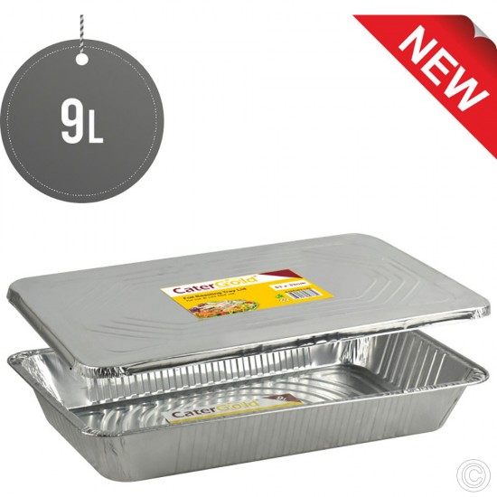 Large Gastro Foil Roasting Tray With Foil Lid image