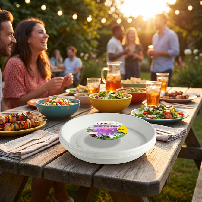 Biodegradeable Bagasse Plates Recyclable 9