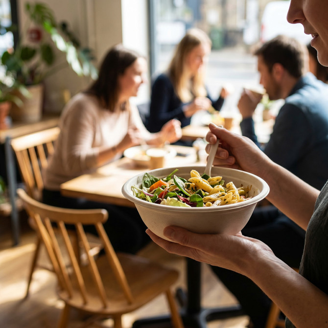 Biodegradeable Bagasse Bowl Recyclable 12oz 25pack