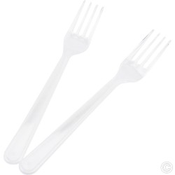 Reusable Heavy Duty Forks 50pack Clear