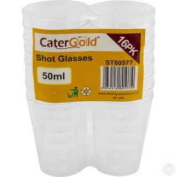 Reusable Shot Glass 50ml 16pk