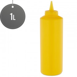 Sauce Bottle Yellow 1000ml (35oz)
