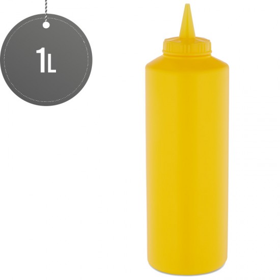 Sauce Bottle Yellow 1000ml (35oz) SERVEWARE, SERVEWARE image