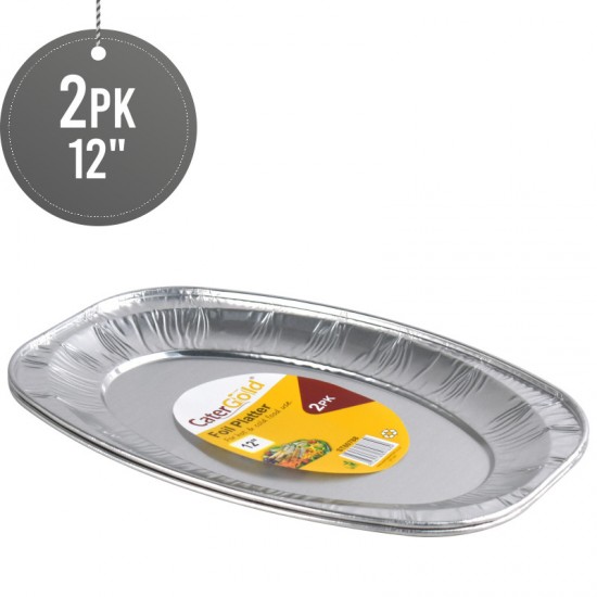 Aluminium Oval Foil Platter 12