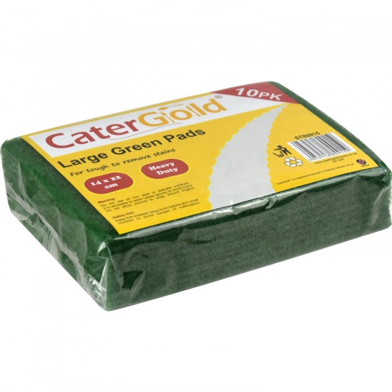 Catergold Catering Green Pads 10pack Cleaning Products, Cleaning Products image
