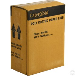 Foil Container No 6A Heavy Poly Lids 500s