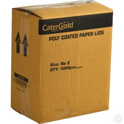 Foil Container No 2 Heavy Poly Lids 1000s