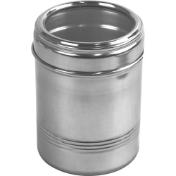 Stainless Steel  Clear Canister 9.4x12.5cm
