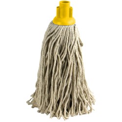 Jumbo Cotton Mop Head Plastic PY16 Yellow Socket