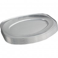 Heavy Duty Aluminium Oval Foil Platter 14