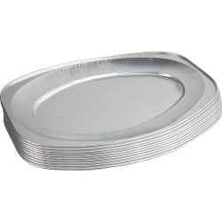 Heavy Duty Aluminium Oval Foil Platter 22