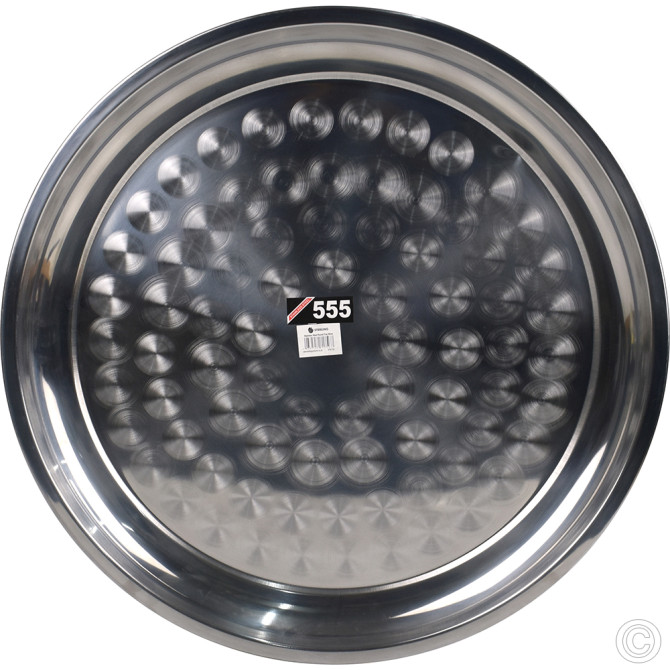 Stainless Steel Round Serving Platter 50cm image