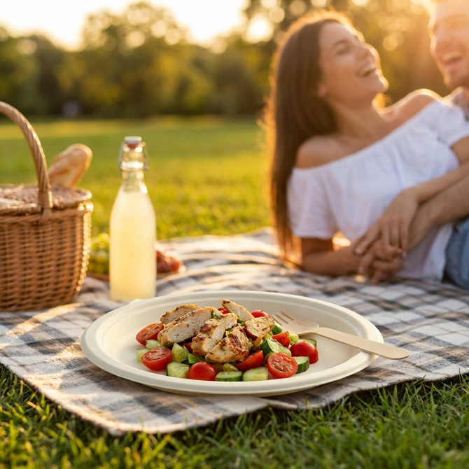 Biodegradeable Bagasse Plates Recyclable 10 image