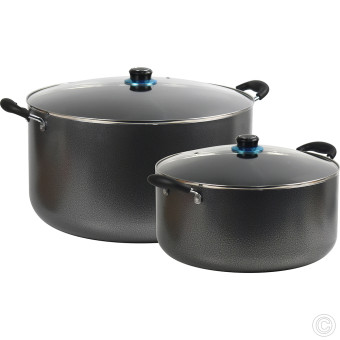 Sterling Non-Stick Casserole Black 36-44cm