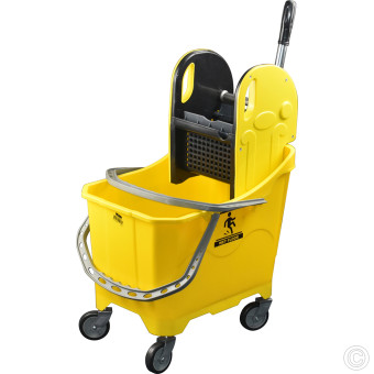 Industrial Mop Bucket 25L Single Trolley