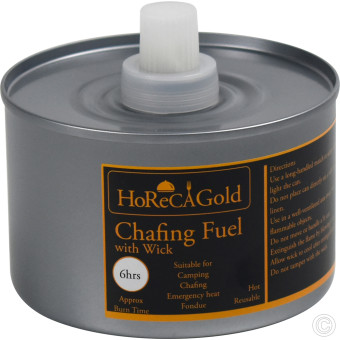 HorecaGold Chafing Fuel With Wick 200g 12pack (6 hours)