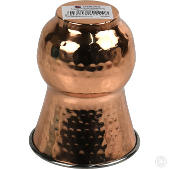 Copper Steel Matki Glass